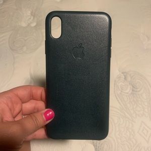 iPhone XS Max leather Apple case